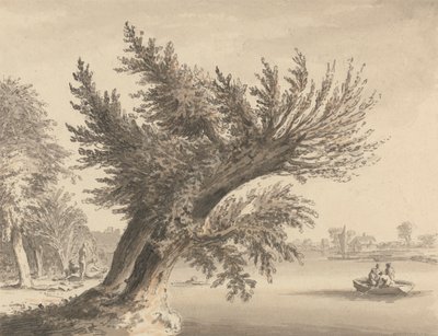 Nad Tamizą w Barnes autorstwa Samuel Hieronymus Grimm