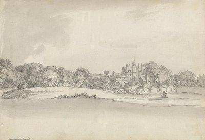 Zamek Vanbrugh, Greenwich autorstwa Samuel Hieronymus Grimm