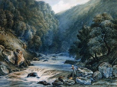 On the Dart (akwarela na papierze) autorstwa Samuel Jackson