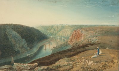 Avon ze Wzgórza Obserwacyjnego, ok. 1825 r. autorstwa Samuel Jackson