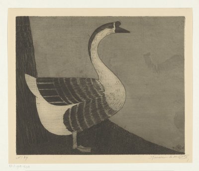 gałka gęś autorstwa Samuel Jessurun de Mesquita (signed by artist)