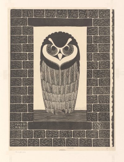Ringuil (oryginalny tytuł na obiekcie) autorstwa Samuel Jessurun de Mesquita (signed by artist)