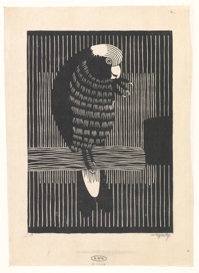 Rosékaketoe autorstwa Samuel Jessurun de Mesquita (signed by artist)