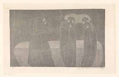 Bliźnięta syjamskie autorstwa Samuel Jessurun de Mesquita (signed by artist)