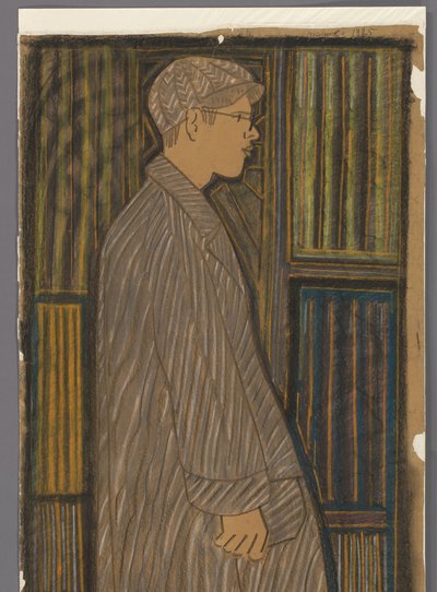 Stojący chłopiec pełnej długości autorstwa Samuel Jessurun de Mesquita (signed by artist)