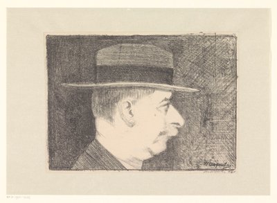 Autoportret autorstwa Samuel Jessurun de Mesquita (signed by artist)