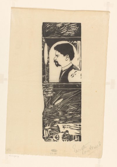Autoportret autorstwa Samuel Jessurun de Mesquita (signed by artist)