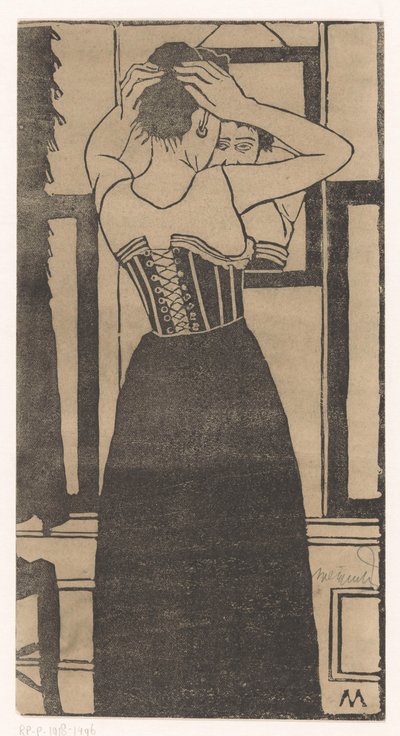 Przed lustrem autorstwa Samuel Jessurun de Mesquita