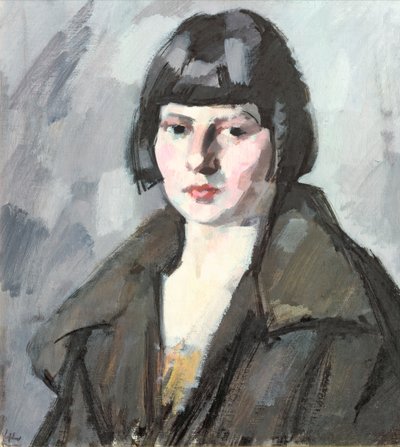 Głowa młodej dziewczyny, ok. 1920 autorstwa Samuel John Peploe