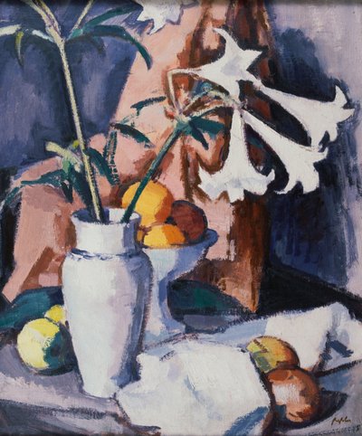 Lilie Madonny, ok. 1926 autorstwa Samuel John Peploe