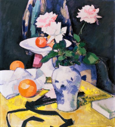 Róże i Pomarańcze autorstwa Samuel John Peploe