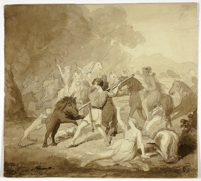 Scena z filmu Cymbeline autorstwa Samuel John Stump