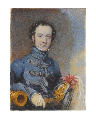 Kapitan William Siborne, 1830 ok autorstwa Samuel Lover