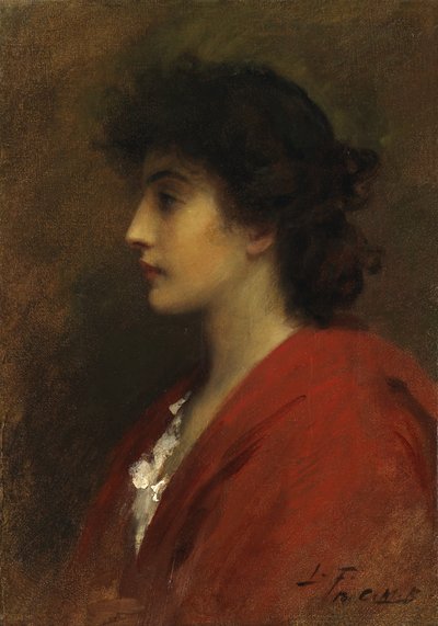 Wenecka dziewczyna autorstwa Samuel Luke Fildes