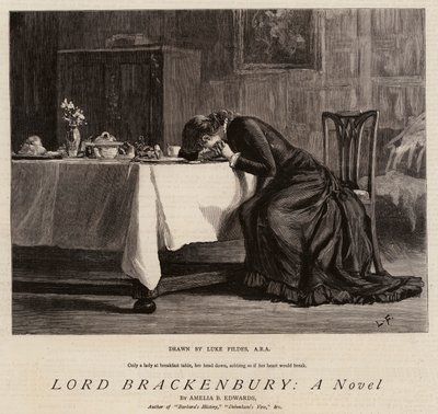 Lord Brackenbury, powieść autorstwa Samuel Luke Fildes