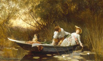 Simpletonowie, słodka rzeka autorstwa Samuel Luke Fildes