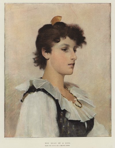 Głowa dziewczynki autorstwa Samuel Melton Fisher