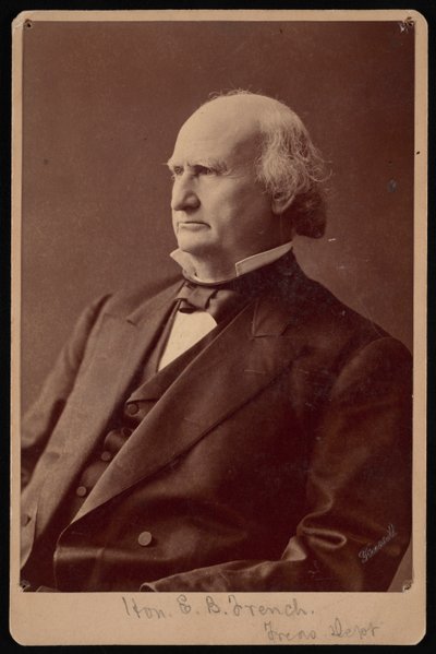 Portret Ezry Bartletta Francuza z lat 1810-1880, lata 70. XIX wieku. autorstwa Samuel Montague Fassett
