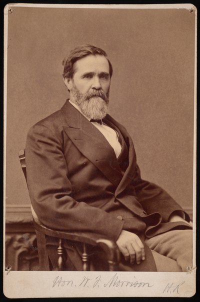 Portret Hon. W.F. Morrison, w latach 1876-1880. autorstwa Samuel Montague Fassett