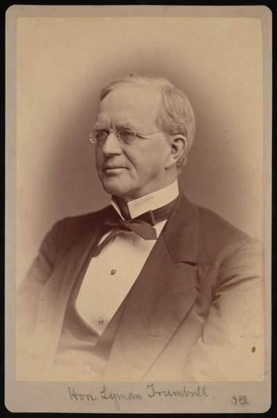 Portret Lymana Trumbulla 1813-1896, 1877. autorstwa Samuel Montague Fassett