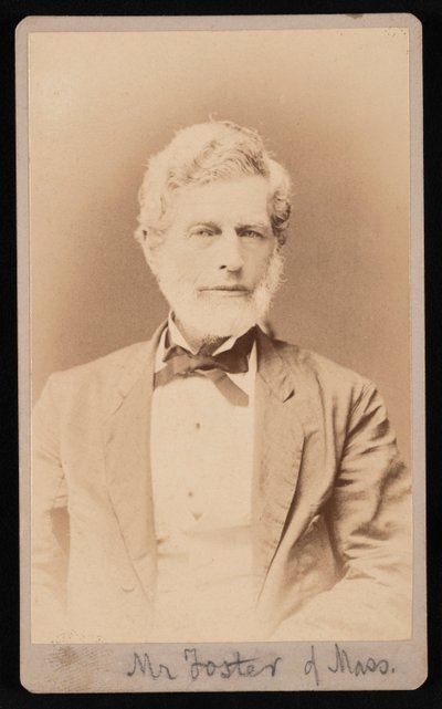 Portret pana Fostera z Massachusetts, w latach 1876-1880. autorstwa Samuel Montague Fassett