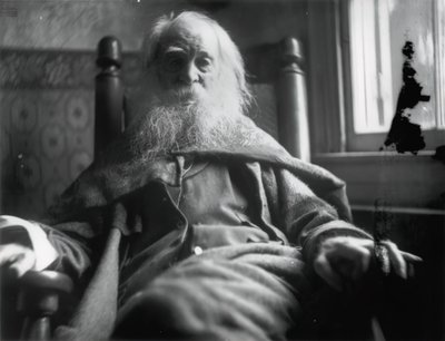 Walt Whitman w Camden, NJ, c. 1891. autorstwa Samuel Murray