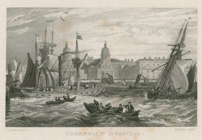 Szpital Greenwich, Londyn autorstwa Samuel Owen