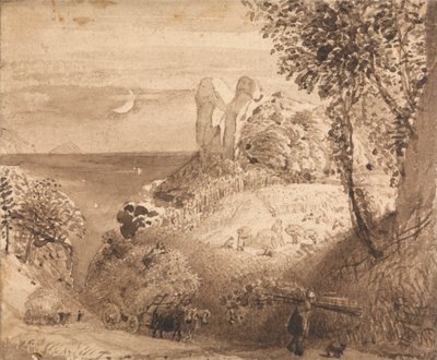 Scena duszpasterska autorstwa Samuel Palmer