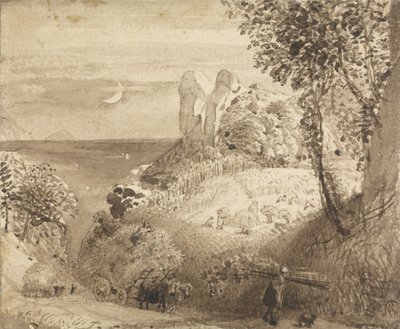 Scena duszpasterska autorstwa Samuel Palmer