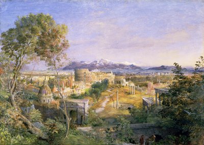 Widok starożytnego Rzymu, 1838 autorstwa Samuel Palmer