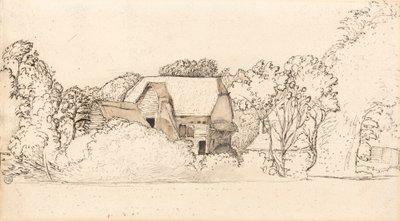 Starożytna stodoła w Shoreham autorstwa Samuel Palmer
