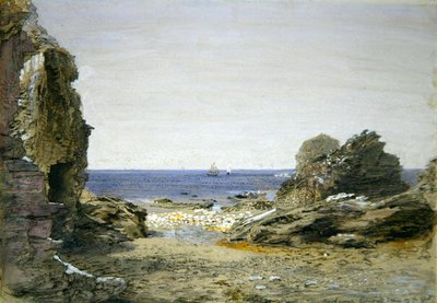 Backways, okolice Tintagel, Cornwall (akwarela na papierze) autorstwa Samuel Palmer