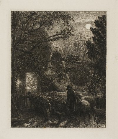 Boże Narodzenie autorstwa Samuel Palmer