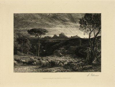 Wczesny poranek autorstwa Samuel Palmer