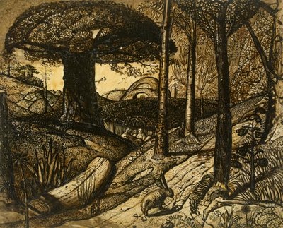Wczesny poranek, 1825 autorstwa Samuel Palmer