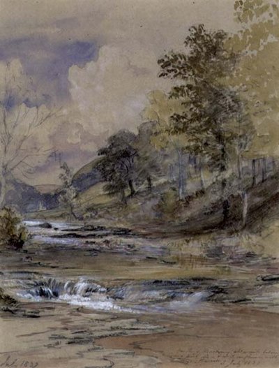 Na rzece Machwy, Walia autorstwa Samuel Palmer
