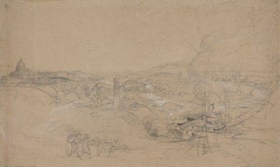 Rzym od San Spirito autorstwa Samuel Palmer