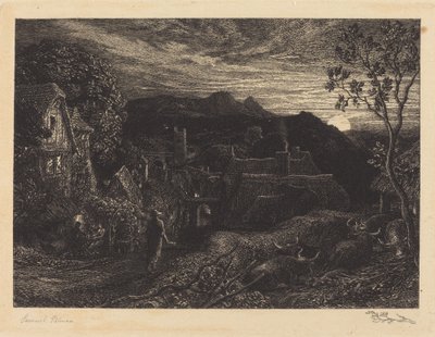 Dzwonnik autorstwa Samuel Palmer