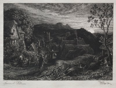 Dzwonnik autorstwa Samuel Palmer