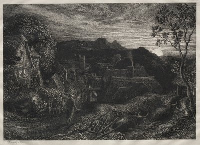 Dzwonnik, 1879. autorstwa Samuel Palmer