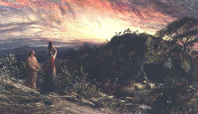 Świt życia (akwarela i gwasz) autorstwa Samuel Palmer