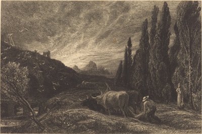 Wczesny oracz autorstwa Samuel Palmer
