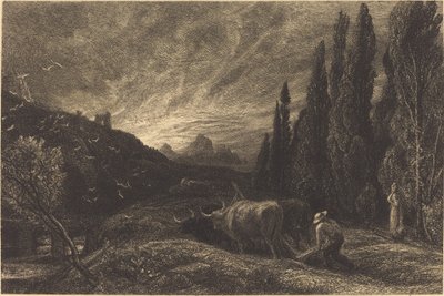 Wczesny oracz autorstwa Samuel Palmer