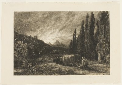 Wczesny oracz autorstwa Samuel Palmer