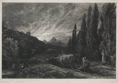 Wczesny oracz autorstwa Samuel Palmer
