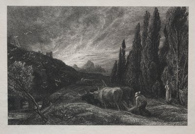 Wczesny oracz autorstwa Samuel Palmer
