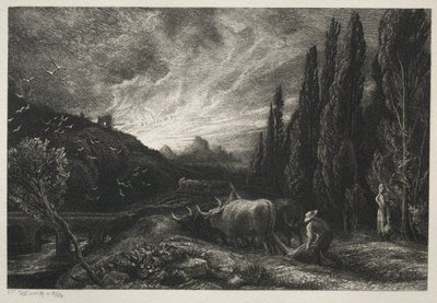 Wczesny oracz autorstwa Samuel Palmer