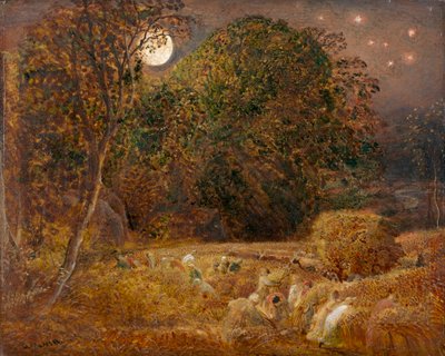 Księżyc Żniw autorstwa Samuel Palmer