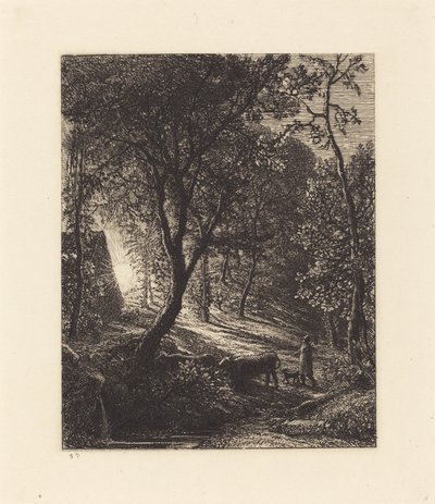 Chata pasterza autorstwa Samuel Palmer