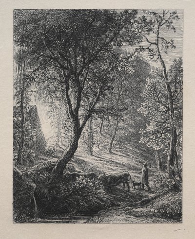 Chata pasterza autorstwa Samuel Palmer